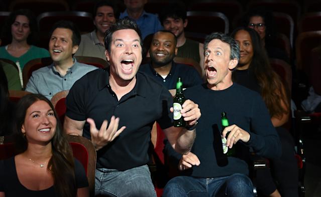 How Colbert's 'Late Show' rivals rallied around him following CBS cancellation