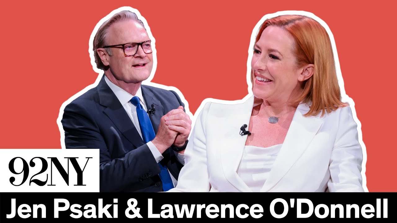 Jen Psaki with Lawrence O'Donnell — Say More: Lessons from Work, the White House, and the World - YouTube