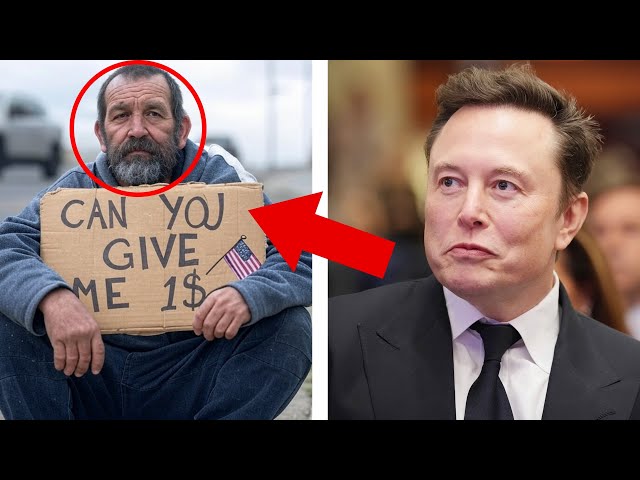 Homeless Man Asks Elon Musk for  – His Response Will Leave You  Speechless! - YouTube