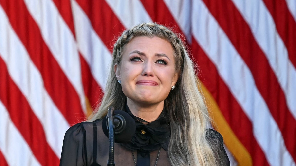 Erika Kirk accepts Presidential Medal of Freedom for late husband Charlie |  Fox News