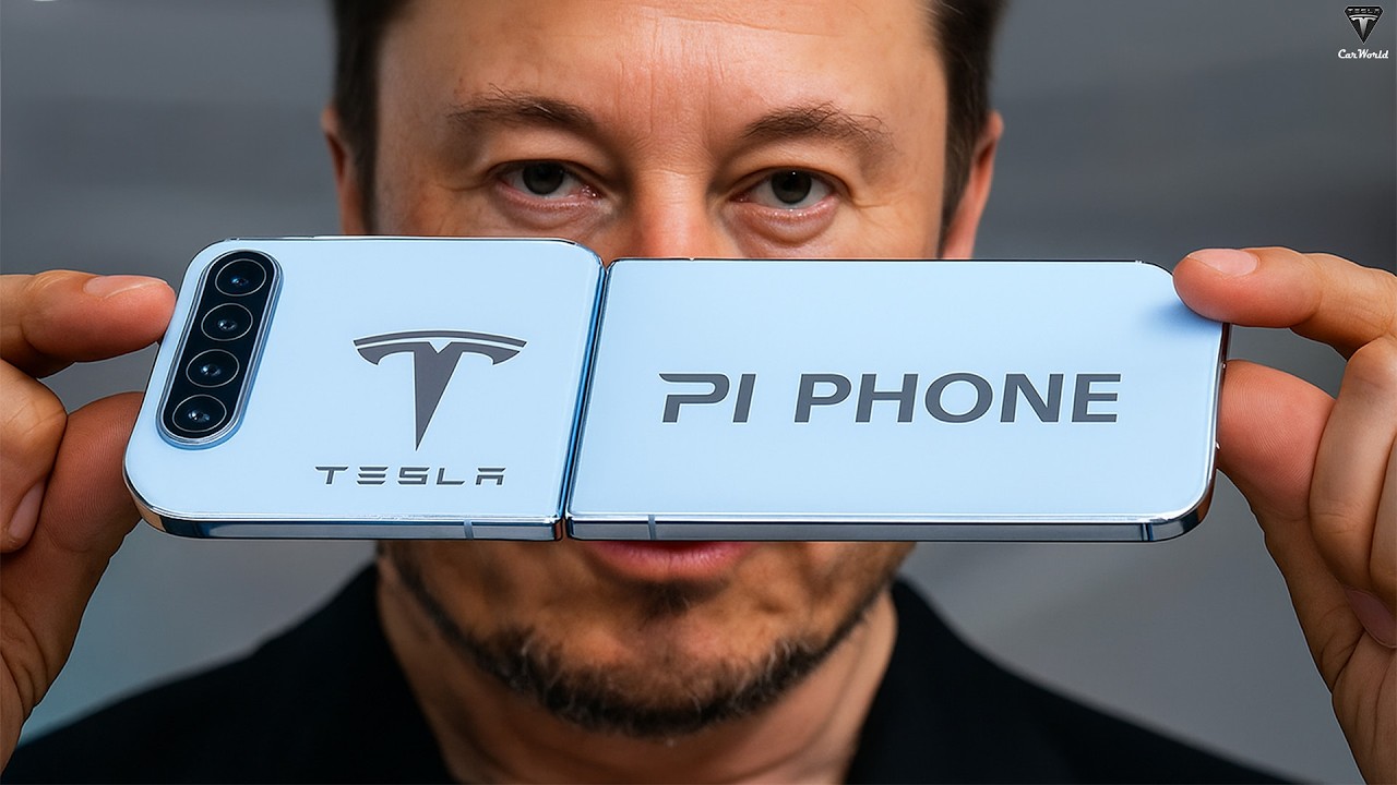 9 Tesla Pi Phone SHOCKS Final Folding Design! Elon Musk Leaks 5 Starlink Secrets Doom iPhone 17! - YouTube