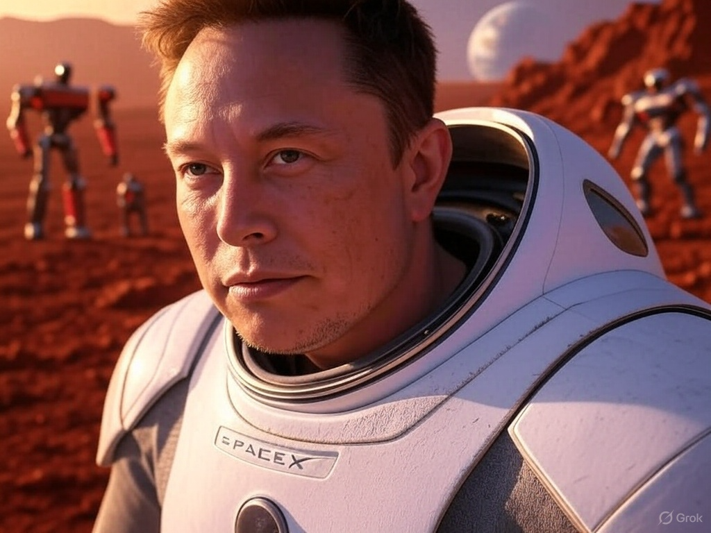 Elon Musk's Martian Dream: Sending Optimus Robots to the Red ...