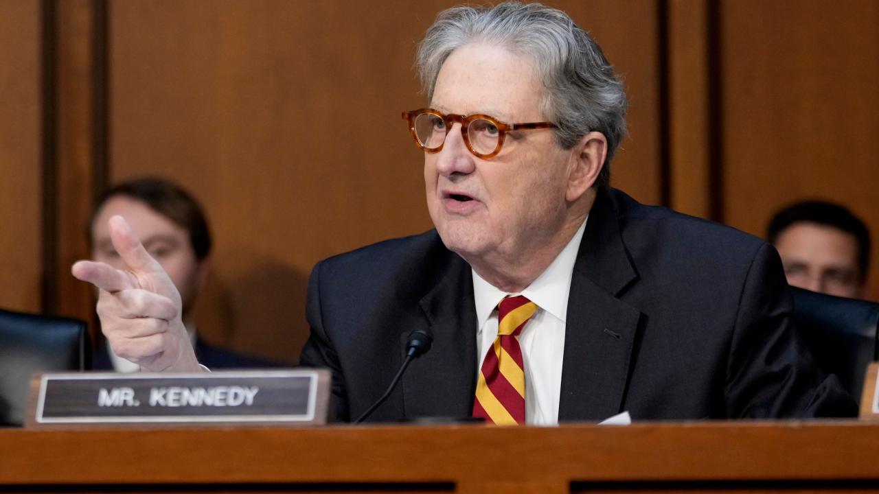 Sen. John Kennedy rips AOC with shampoo bottle comment